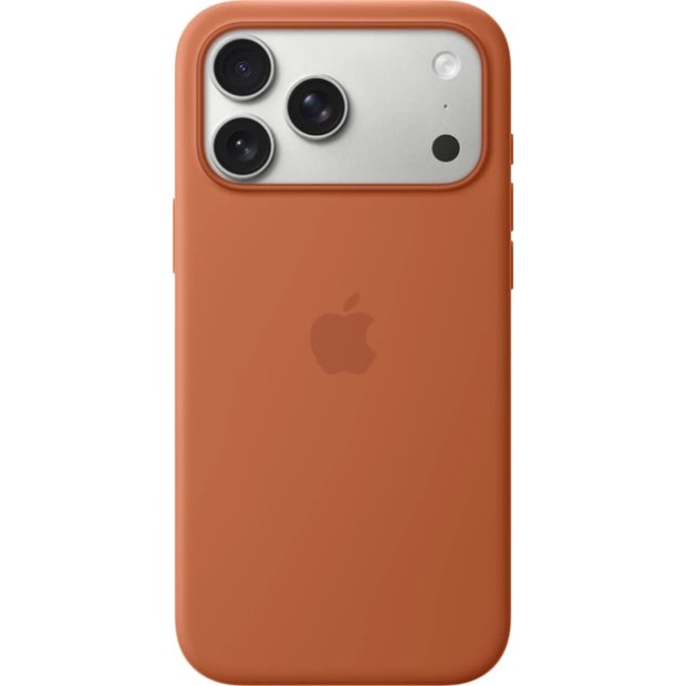Чехол Silicone Case with MagSafe Apple iPhone 17 Pro Max (Terra Cotta)