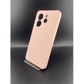 Силикон Original Premium Xiaomi Redmi Note 14 4G (ShutCam) (Бледно-розовый)