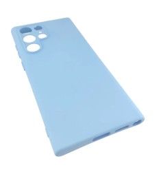 Силикон Original Samsung Galaxy S22 Ultra (ShutCam) (Голубой)