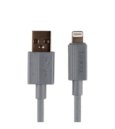 USB-кабель Hoco X107 2.4A (Lightning) (Серый)