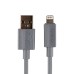 USB-кабель Hoco X107 2.4A (Lightning) (Сірий)
