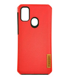 Накладка Spigen Grid Samsung M30s (Красный)