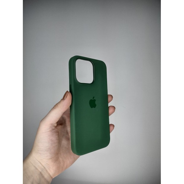 Чохол Silicone Case with MagSafe Apple iPhone 13 Pro (Clover)