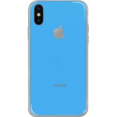 Силіконовий чохол Zefir для Apple iPhone X  /  XS (Блакитний)