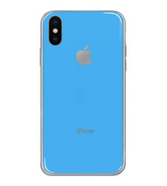 Силіконовий чохол Zefir для Apple iPhone X  /  XS (Блакитний)