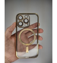 Чехол UMKU Shining with MagSafe Apple iPhone 14 Pro (Gold)