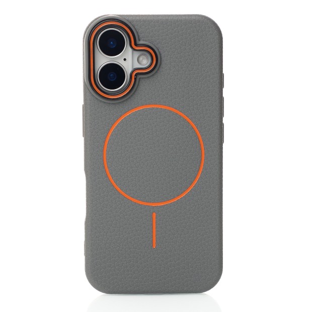 Накладка Beats Leather Textured MagSafe Apple iPhone 16 (Stone Gray) Накладка Beats Leather Textured MagSafe Apple iPhone 16 (Stone Gray)