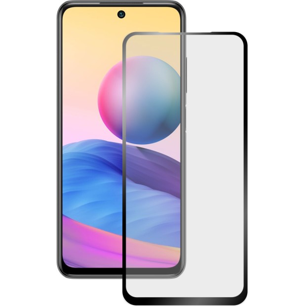 Захисне скло 5D Japan HD для Xiaomi Redmi Note 10 5G  /  Poco M3 Pro Чорне