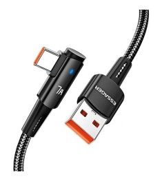 USB-кабель ESSAGER Sunset Bend 100W (1m) (Type-C) (Black) EXCWT7A-CG01-P
