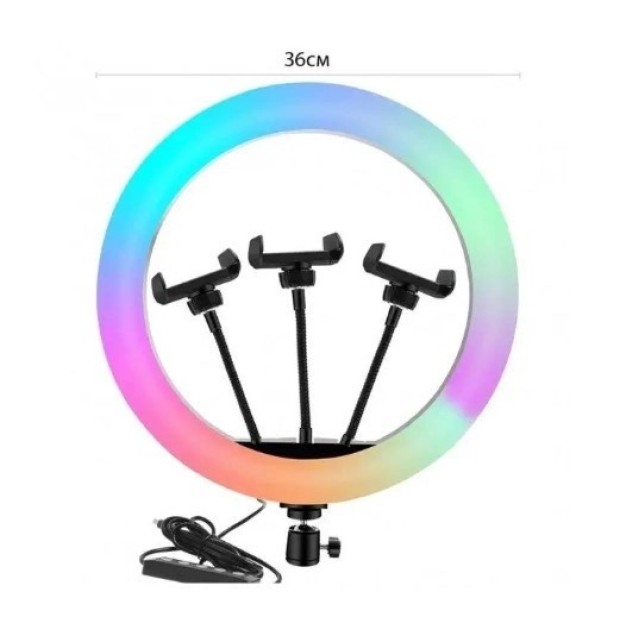 Набор для съемки LED-лампа MJ-36 (36cm) RGB (Чёрный)