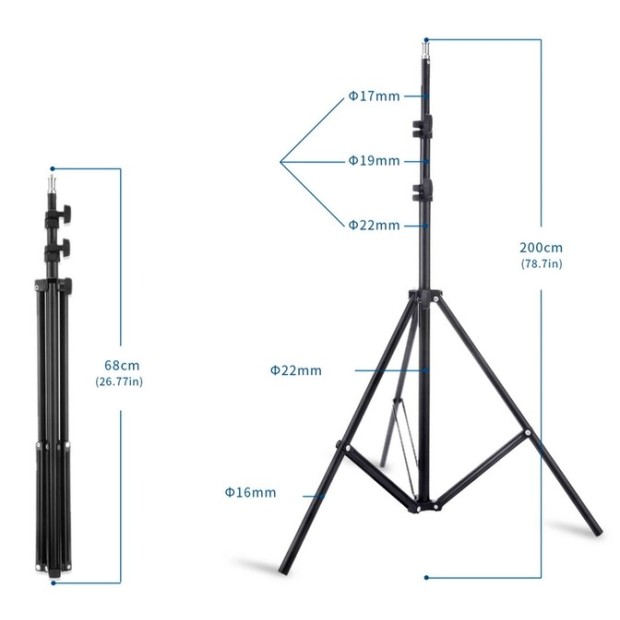 Набор для съемки LED-лампа MJ-36 (36cm) RGB (Чёрный)
