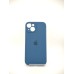 Силіконовий оригінальний чохол RoundCam для Apple iPhone 14 (22) Синій Кобальт