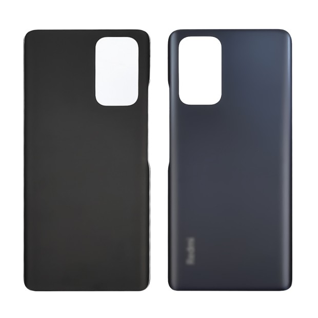 Заднє скло корпусу для Xiaomi Redmi Note 10 Pro (4G) Onyx Gray (темно-сіре)