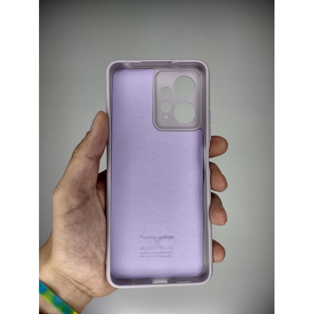 Силіконовий чохол Original Xiaomi Redmi Note 12 4G (ShutCam) (Гліцинія)