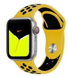 Ремешок Nike Apple Watch 38 / 40 mm (Yellow-Black)