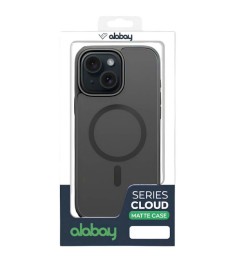 Силіконовий чохол Alabay Cloud Matte для Apple iPhone 13 (Чорний)