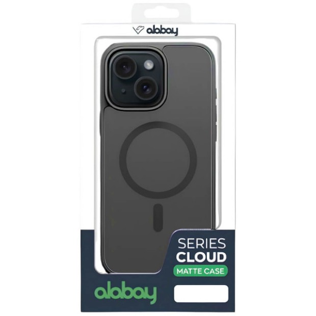 Силіконовий чохол Alabay Cloud Matte для Apple iPhone 13 (Чорний)