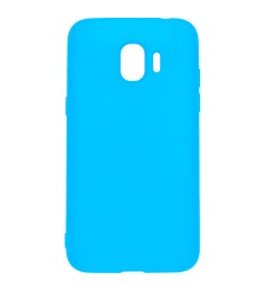 Силикон iNavi Color Samsung Galaxy J2 (2018) J250 (голубой)