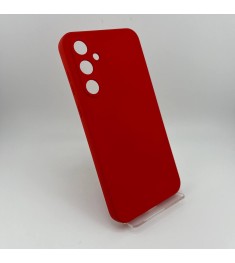 Силікон оригінальний для Samsung Galaxy A55 (Захист камери) (Червоний)