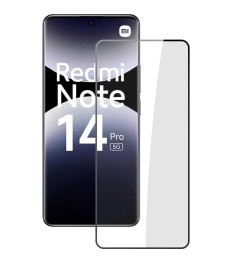 5D вигнута Realme 14 Pro Чорне захисне скло