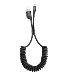 USB-кабель Baseus Eye Spring 2A (1m) (Lightning) (Чёрный) CALSR-01