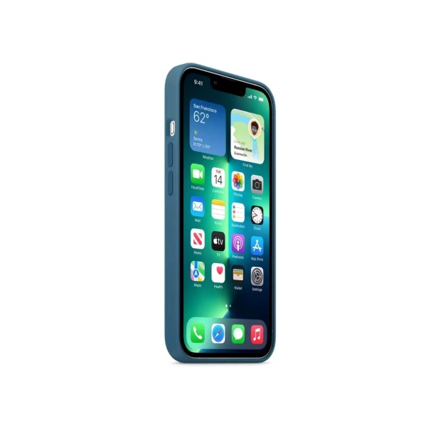 Силіконовий оригінальний чохол RoundCam для Apple iPhone 13 Pro (01) Bilberry