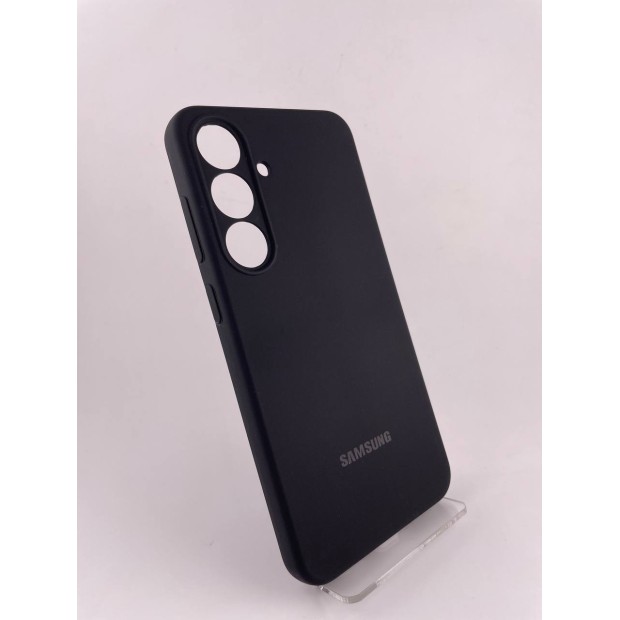 Чохол Silicone Case with MagSafe для Samsung Galaxy S24 Plus /  S25 Plus (Чорний)