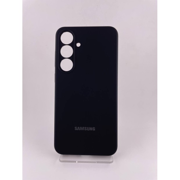 Чохол Silicone Case with MagSafe для Samsung Galaxy S24 Plus /  S25 Plus (Чорний)