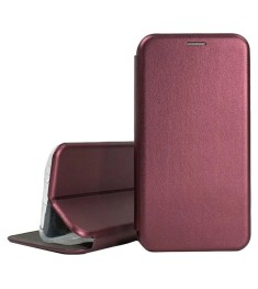 Чехол-книжка Оригинал Xiaomi Redmi Note 9 / Redmi 10X (Бордовый)