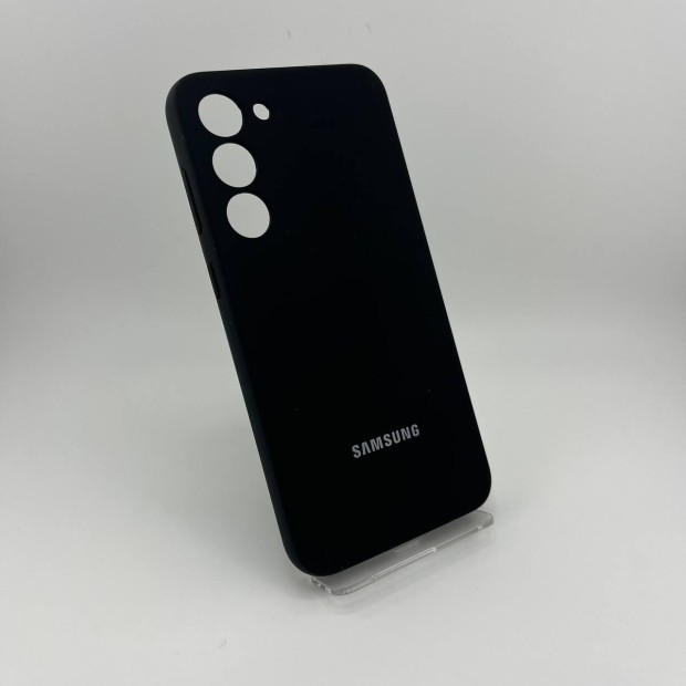 Чехол Silicone Case Samsung Galaxy S23 Plus (Чёрный) (Уценка) (Категория 1)