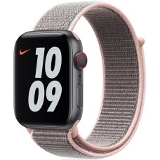 Ремешок Nylon Apple Watch 42 / 44 mm (Пудрово-серый) Ремешок Nylon Apple Watch 42 / 44 mm (Пудрово-серый)