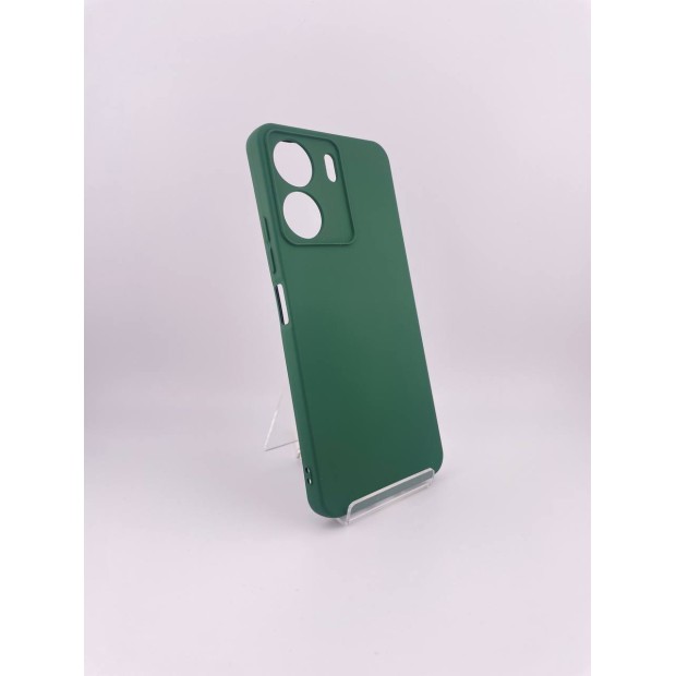 Силіконовий чохол Original Xiaomi Redmi 13C  /  Poco C65  /  Poco M6 (ShutCam) (Темно-зелений)