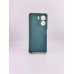 Силіконовий чохол Original Xiaomi Redmi 13C  /  Poco C65  /  Poco M6 (ShutCam) (Темно-зелений)