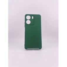 Силіконовий чохол Original Xiaomi Redmi 13C  /  Poco C65  /  Poco M6 (ShutCam) (Темно-зелений)