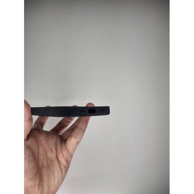 Оригінальний силіконовий чохол RoundCam для Apple iPhone 14 Pro (07) чорний