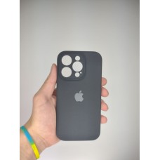 Оригінальний силіконовий чохол RoundCam для Apple iPhone 14 Pro (07) чорний