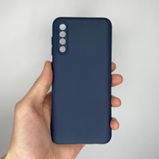 Силикон Original Samsung Galaxy A30s / A50 / A50s (ShutCam) (Тёмно-синий)