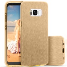 Силіконовий чохол з блискітками для Samsung Galaxy S8 (G950) (Золотий)