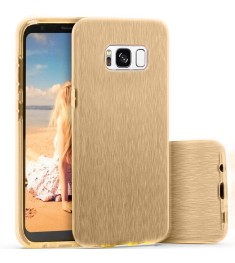 Силіконовий чохол з блискітками для Samsung Galaxy S8 (G950) (Золотий)