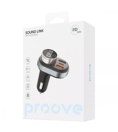 АЗУ-адаптер Proove Launcher Sound Link 30W (USB+Type-C) (Black)