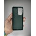 Металева накладка для камери Samsung Galaxy A53 (темно-зелена)