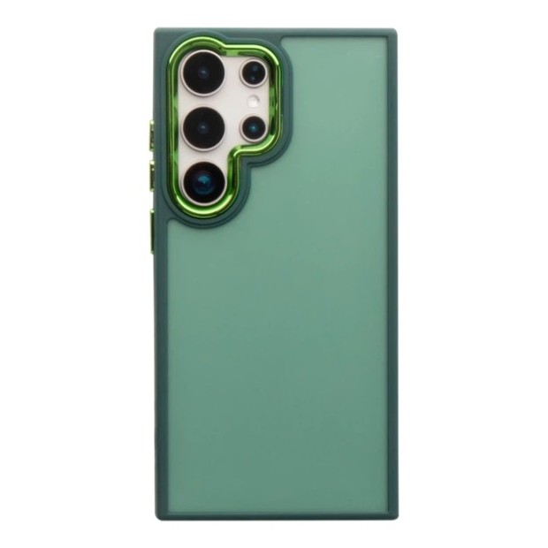 Накладка Totu Space Samsung Galaxy S25 Ultra (Темно-зелений) Накладка Totu Space Samsung Galaxy S25 Ultra (Темно-зелений)