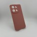 Силіконовий чохол iNavi Color для Xiaomi Redmi Note 13 4G (Темно-рожевий)