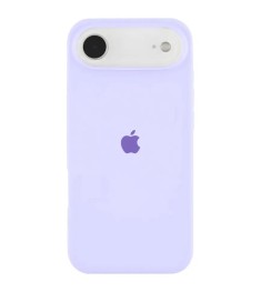 Силіконовий оригінальний круглий чохол для Apple iPhone 17 Air (15) бузковий.