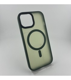 Чохол WAVE Matte Insane Case with MagSafe для iPhone 15 (Зелений)