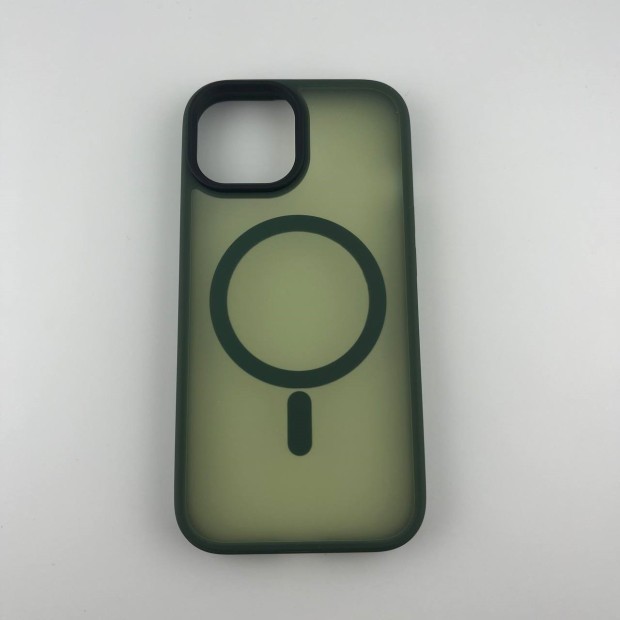 Чохол WAVE Matte Insane Case with MagSafe для iPhone 15 (Зелений)