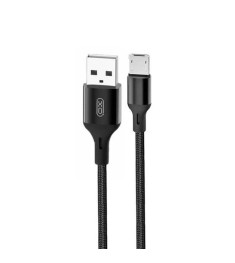 USB-кабель XO NB143 2м (MicroUSB) (Чорний) DT