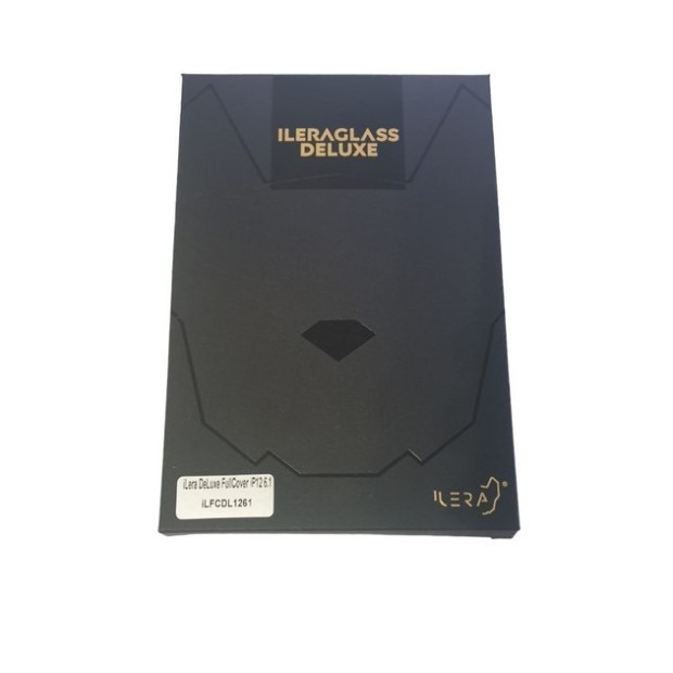 Захисне скло iLera DeLuxe Original для Apple iPhone 12  /  12 Pro (Чорне)