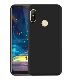 Силіконовий графітовий чохол для Xiaomi Redmi Note 6  /  Note 6 Pro (чорний)