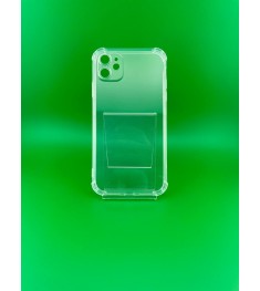 Силикон 6D Apple iPhone 11 (ShutCam) (Прозрачный)